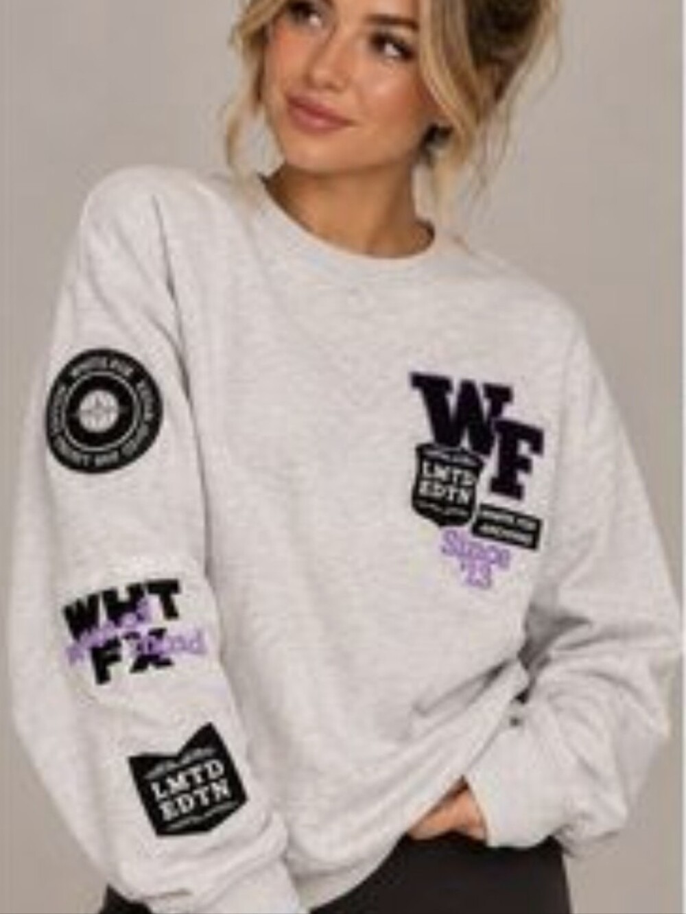 White Fox Project Limited Edition Sweatshirt Size Medium Large